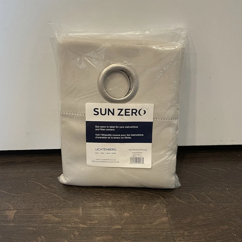 Sun Zero Blackout Energy Efficient Grommet Curtains 40
